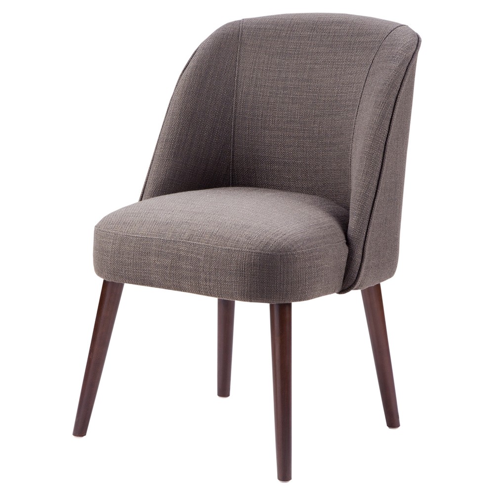 Photos - Chair Oda Rounded Back Dining  - Charcoal