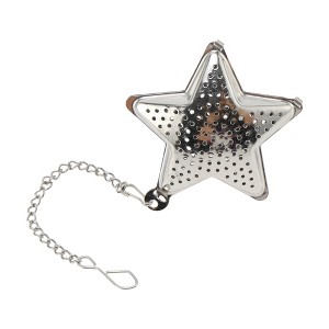 Unique Bargains Tea Infuser Tea Egg Design Infuser Traditional Style Hand Wash Stainless Steel Silver Tone 1Pcs - 1 of 4