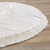 Sweet Jojo Designs Boy Girl Gender Neutral Unisex Baby Tummy Time Playmat Bohemian Fringe Collection Ivory - 3 of 4