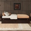 Whisen Twin Size Wood Platform Bed with 2 Drawers with Wheels - 3 of 4