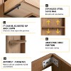 Akoasm 36 Inch Wall Bathroom Storage Vanity Cabinet Rack With Soft Close Doors(WITH SINK)-Oak - 4 of 4