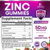 Zinc Gummies 50mg, Bone, Skin & Immune Support Health Gummy, Premium Antioxidant Chewable, Gluten Free, Vegan Zinc, 60 Gummies By Nature's Nutrition - 2 of 4