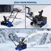 15Amp Corded Electric Snow Blower, 20-Inch Clearing Width, Single-Hand Operation, Throws Snow Up to 20 Ft, for Driveway, Sidewalk, Patio - 2 of 4