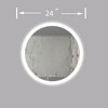 24inch Bathroom Led Classy Vanity Mirror with High Lumen,Dimmable Touch,Wall Switch Control - 4 of 4