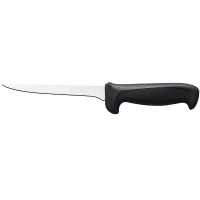 Mundial 5614-6 Black Handled 6" Narrow Stiff Boning Knife