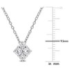 EVERLY JEWELRY | Sterling Silver 1/2 CT TW Lab Grown Diamond Fashion Pendant With Chain, 17-inch - 3 of 4