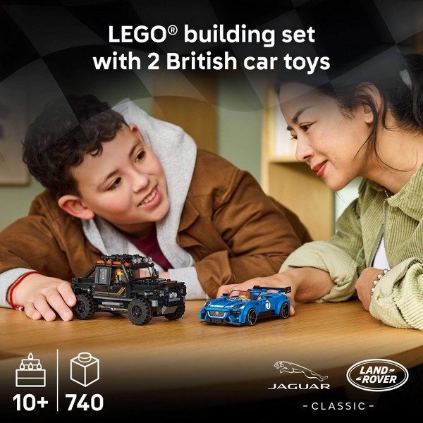 LEGO Speed Champions Jaguar Project 7 y Land Rover Defender 77264 2