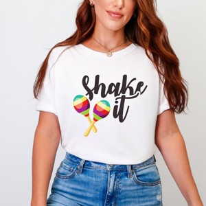 Simply Sage Market Shake It Maracas Garment Dyed Tee - 1 of 4