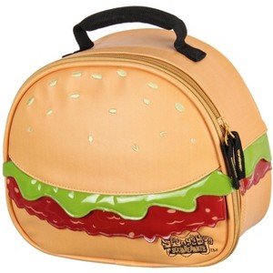 Intimo Nickelodeon SpongeBob SquarePants Krabby Patty Single Compartment Lunch Box Bag Multicolored - 1 of 4