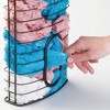 iDESIGN Axis Over The Cabinet Kitchen Storage Holder for Plastic and Garbage Bag Matte Black: Metal Organizer, Hand Wash - 3 of 4