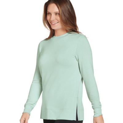 Jockey Women's French Terry Sweatshirt XS Clear Waters