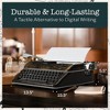 Maplefield Antique Typewriter, Cute Table Decor for Home or Office, Easy Setup, Fits Standard 8 x 11 Inch Paper Sheets (Bronze) - 3 of 4
