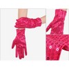 INSPIRE CHIC Women's Sequin Wrist Full Finger Sparkly Sleeves Gloves for Party Banquet Costume Prom Dress 1 Pair - 3 of 4