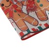 Unique Bargains Christmas Place Mats Gingerbread Men Flax Orange 11.8"x17.7" 2 Pcs - 4 of 4