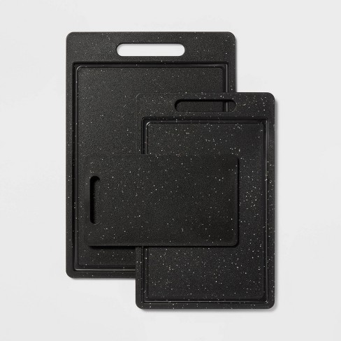 Observeer keuken lint 3pc Polygranite Cutting Mat Set Black - Made By Design™ : Target