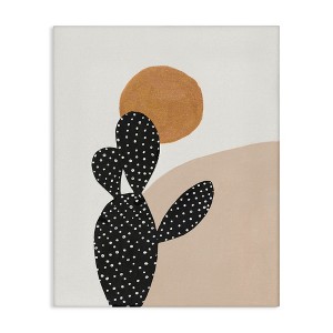 Stupell Industries Prickly Pear Terracotta Abstract Landscape Desert Sun Canvas Art, 30" x 40" - 1 of 4