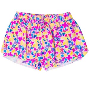 RuffleButts Girls Active Butterfly Shorts - 1 of 4