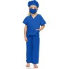 Kidsway Unisex Surgeon Doctor Scrubs Dress up Costume Set Boys Girls - 3 of 4
