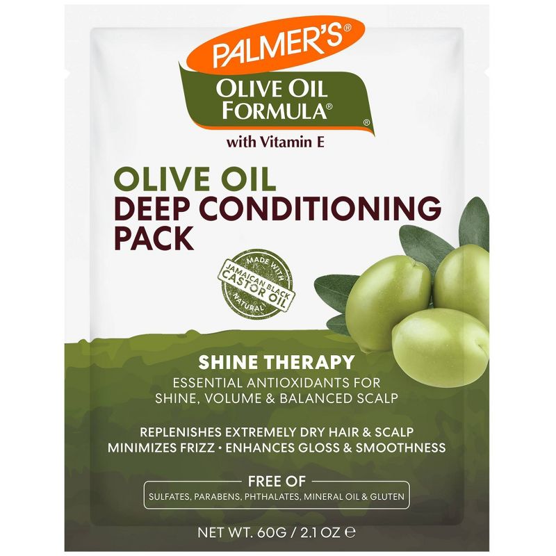 Palmer&#39;s Olive Oil Formula Deep Conditioning Hair Mask Pack - 2.1oz, 1 of 6