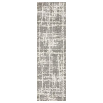 Oriental Weavers Verona 142E6 Grey/ Ivory Indoor Area Rug - 2'3" x 7'6"