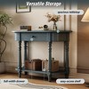 Sapphtopaz TV Stand Entryway Table with Top Drawer and Open Shelf Narrow Console Table with Open Storage for Hallway, Bedroom, Living Room - 3 of 4