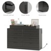 Changing Table Dresser, Wooden Diaper Changing Table with 8 Drawers and Open Storage Space, Baby Changing Station - 4 of 4