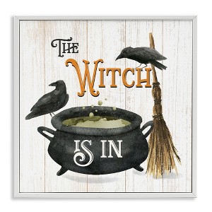 Stupell Industries Witch Cauldron & Crows, 12'' x 12'' - 1 of 4