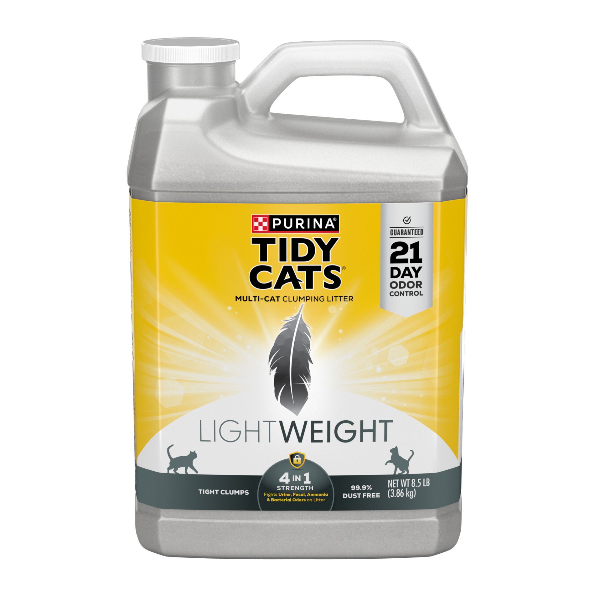 Purina Tidy Cats Lightweight 4-in-1 Strength Plastic Jug Clumping Cat Litter