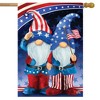 Patriotic Gnomes Humor House Flag Fourth of July 28" x 40" Briarwood Lane - 2 of 4