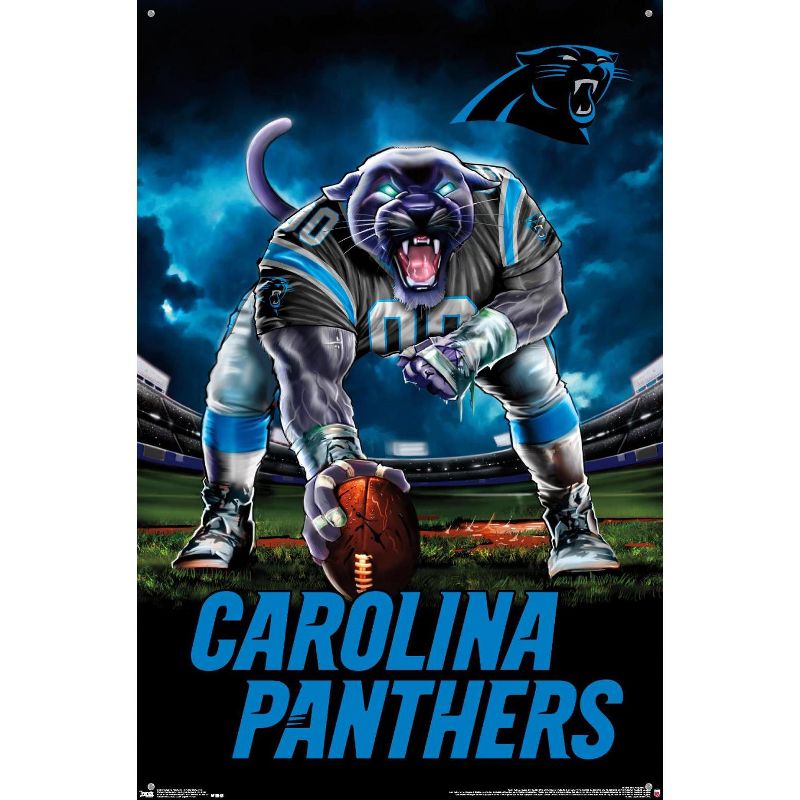 Trends International NFL Carolina Panthers - 3 Point Stance 19 Unframed Wall Poster Prints, 4 of 7