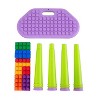 UNiPLAY Indoor/Outdoor Toddler Activity Table Set with 25 Piece Building Blocks - 4 of 4