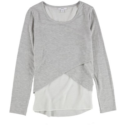 bar III Womens Baby Girl Anchor Knit Blouse