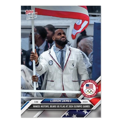 TOPPS NOW Olympic Games 2024 Card 4 | LeBron James