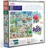 eeBoo Piece & Love: Floral Cupboard, 1000 Piece Puzzle - 23" Square Adult Jigsaw - 2 of 4