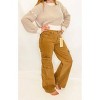 Women's High Rise Wide Cargo Pocket Jeans - RISEN - 2 of 4