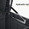 Chic Crate - 46.3'' W 80 Gallons Water Resistant Resin Lockable Deck Box - 4 of 4