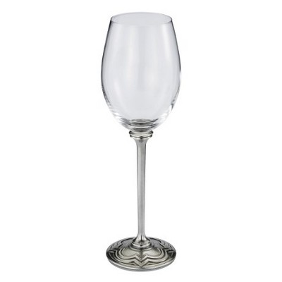 Royal Selangor 012611R Cartouche White Wine Goblet, One Size, Pewter