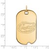 Black Bow Jewelry 14k Yellow Gold Plated Sterling Silver Florida Gators NCAA Large Pendant - 2 of 3