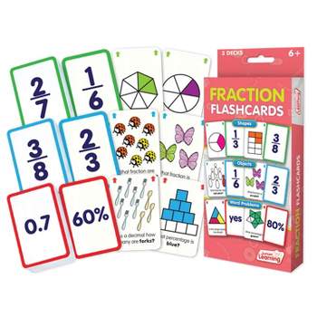 Junior Learning Fraction Flash Cards