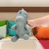 CHILDLIKE BEHAVIOR 8.6'' x 7.8'' Dinosaur Stuffed Animal, Gray - image 2 of 4