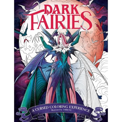 Dark Fairies Coloring - (Paperback) - image 1 of 4