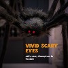 Joyfy Halloween 5FT LED Light-up Spider, Black Hairy Spider Halloween Decorations Outdoor Decor for Yard Lawn Garden Party Prop - 4 of 4