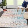 Area Rug Machine Washable Rug Vintage Ultra-Thin Low Pile Rugs Non Slip Non Shedding Rug Foldable Indoor Carpet for Bedroom Living Room - 3 of 4