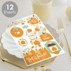 Big Dot of Happiness Little Pumpkin - Fall Birthday or Baby Shower Party Favor Sticker Set - 12 Sheets - 120 Stickers - 2 of 4