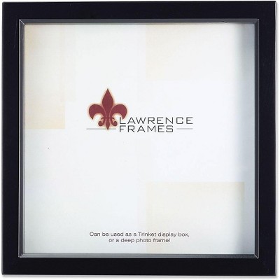 Lawrence Frames 12" x 12" Wood Black Shadow Box Picture Frame 795012