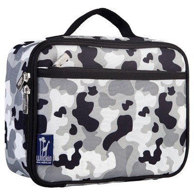 Wildkin Gray Camo Lunch Box