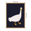 Kate & Laurel All Things Decor 18"x24" Sylvie Farm Duck Framed Canvas by Hannah Beisang Natural - 3 of 4