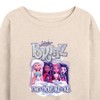 Women's - Bratz - Two Thousand One Lightweight French Terry Wide Neck Long Sleeve Shirt - 2 of 4