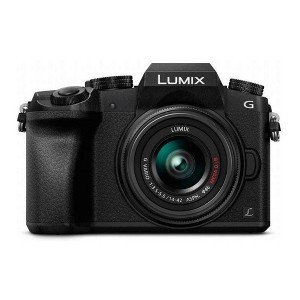 Panasonic LUMIX G7 4K Digital Camera, with LUMIX G VARIO 14-42mm Mega O.I.S. Lens, 16 Megapixel Mirrorless Camera, 3-Inch LCD, DMC-G7KK (Black) - 1 of 4