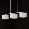 Capital Lighting Liam 3 - Light Chandelier in  Light Wood/White - 2 of 4